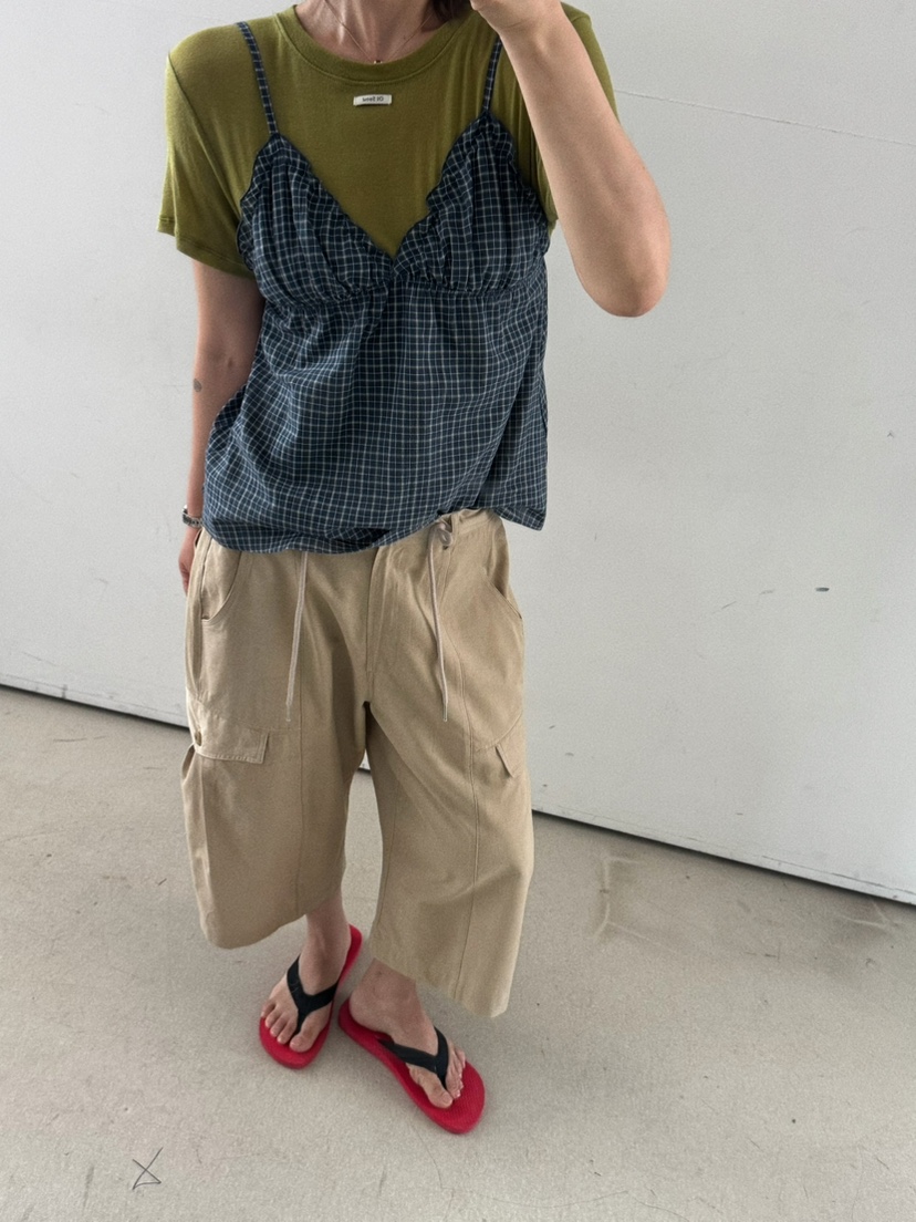 OLI SEOUL韓國東大門直郵女士新款26春夏推薦人氣吊帶背心OLI SEOUL吊帶/背心