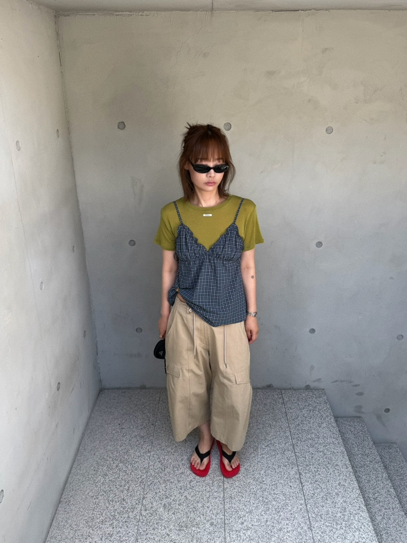 OLI SEOUL韓國東大門直郵女士新款26春夏推薦人氣吊帶背心OLI SEOUL吊帶/背心
