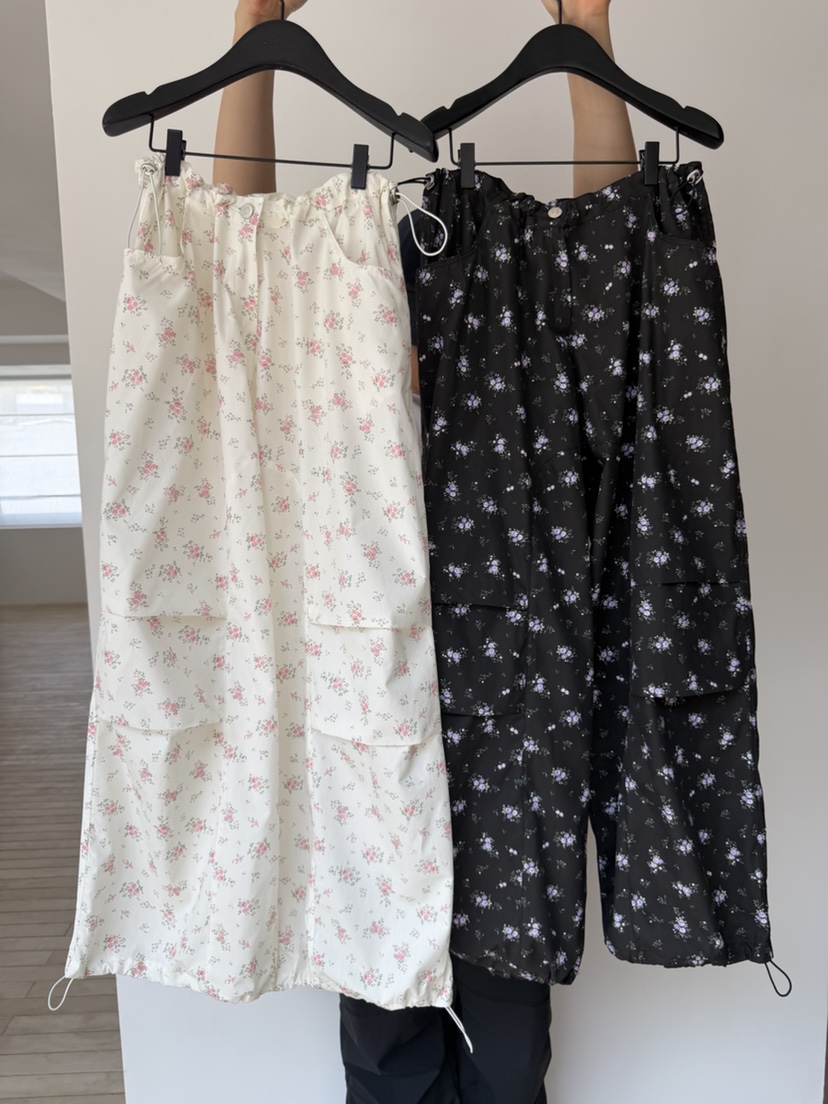 ARKIE/TAF韓國直郵女裝新品職業人氣熱賣時尚休閑褲花朵ARKIE/TAF休閑褲