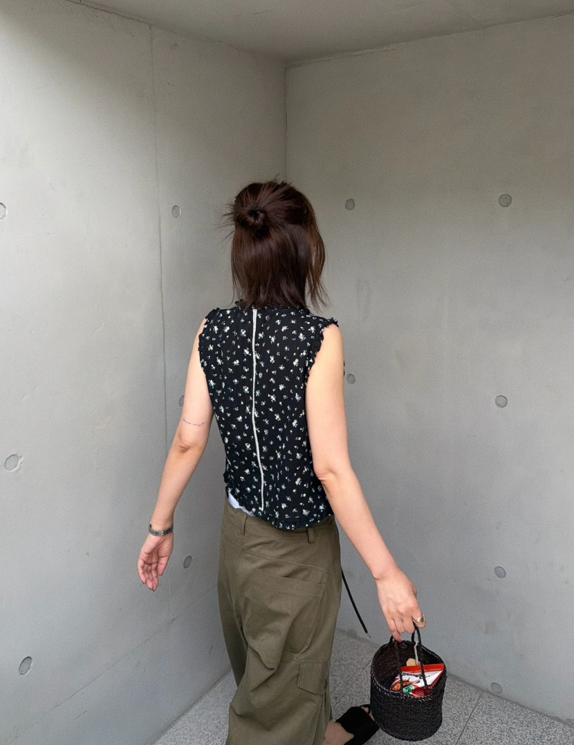 OLI SEOUL韓國東大門代購女士新品休閑時尚26夏季吊帶背心LOLI SEOUL吊帶/背心