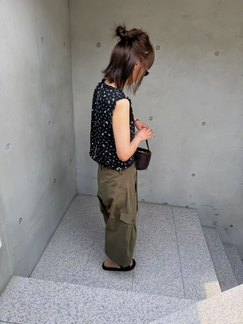 OLI SEOUL韓國東大門代購女士新品休閑時尚26夏季吊帶背心LOLI SEOUL吊帶/背心