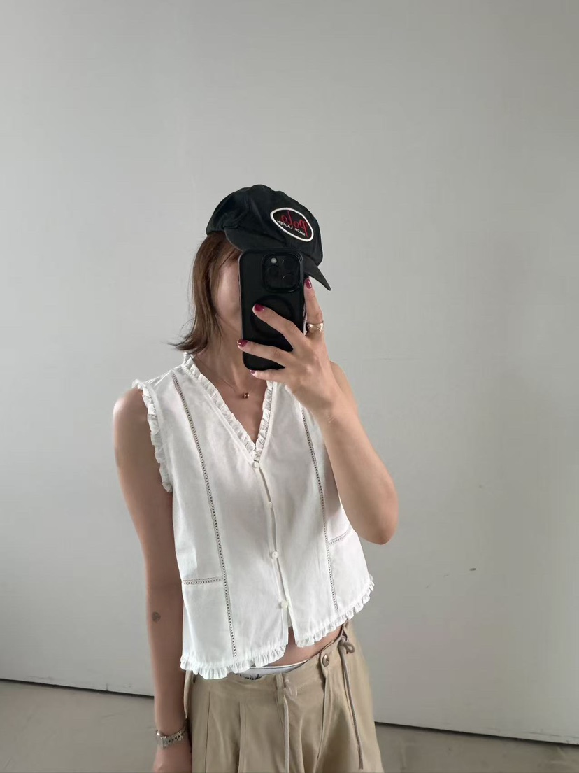 OLI SEOUL韓國東大門代購女士新品休閑時尚26夏季吊帶背心LOLI SEOUL吊帶/背心