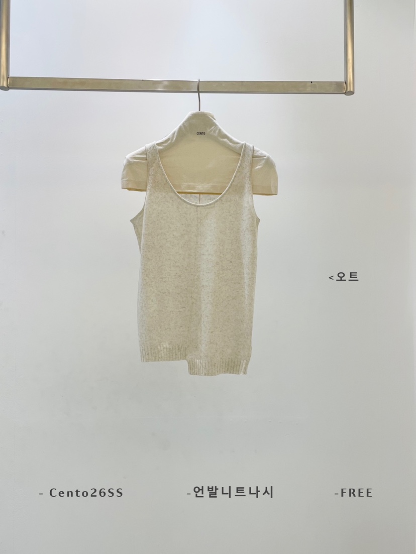 CENTO韓國東大門直郵女士新款熱賣人氣26春夏吊帶背心不對稱CENTO吊帶/背心圖色6