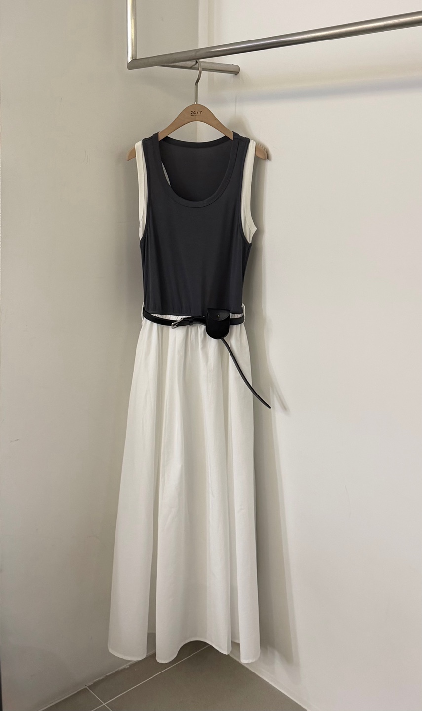 TWENTY FOUR SEVEN24-7韓國直郵實拍女士新品熱賣連衣裙不含腰帶TEWNTY FOUR SEVEN24-7連衣裙圖色1