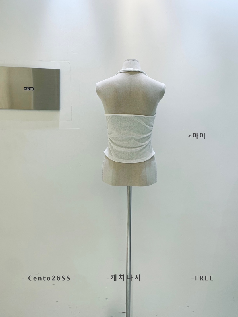 CENTO韓國直郵女士新款26春夏時尚人氣職業休閑推薦吊帶背心CENTO吊帶/背心