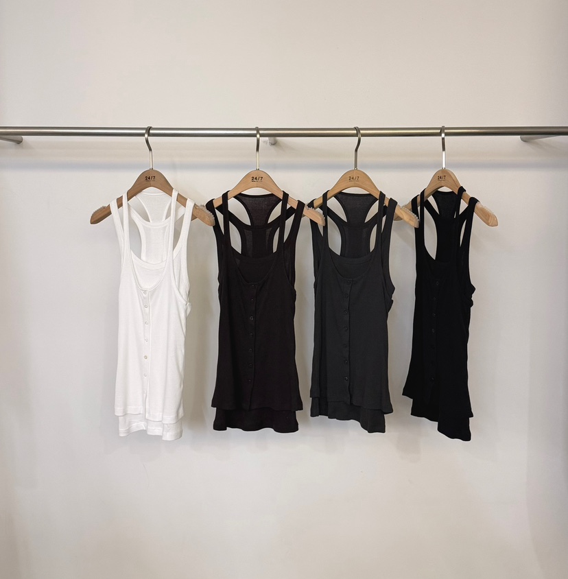 TWENTY FOUR SEVEN24-7韓國直郵實拍女士新款職業吊帶背心無袖LMTEWNTY FOUR SEVEN24-7吊帶/背心