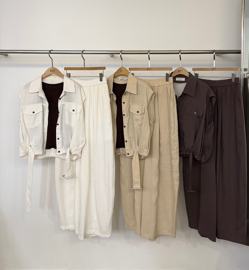TWENTY FOUR SEVEN24-7韓國東大門代購女裝新品休閑套裝套裝TEWNTY FOUR SEVEN24-7套裝