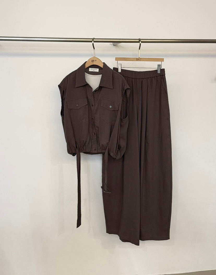 TWENTY FOUR SEVEN24-7韓國東大門代購女裝新品休閑套裝套裝TEWNTY FOUR SEVEN24-7套裝圖色2