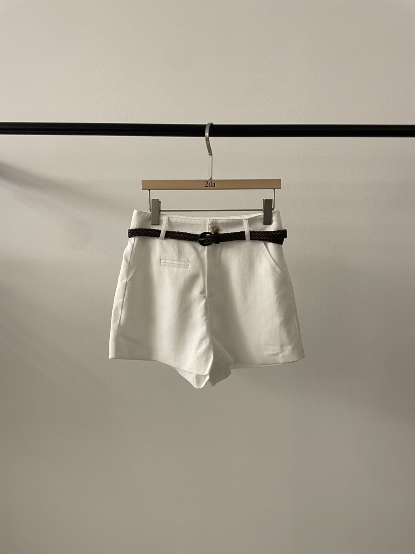 2DA/DARIMI-P韓國東大門代購女裝新品熱賣26春夏短褲含腰帶2DA/DARIMI-P短褲圖色1