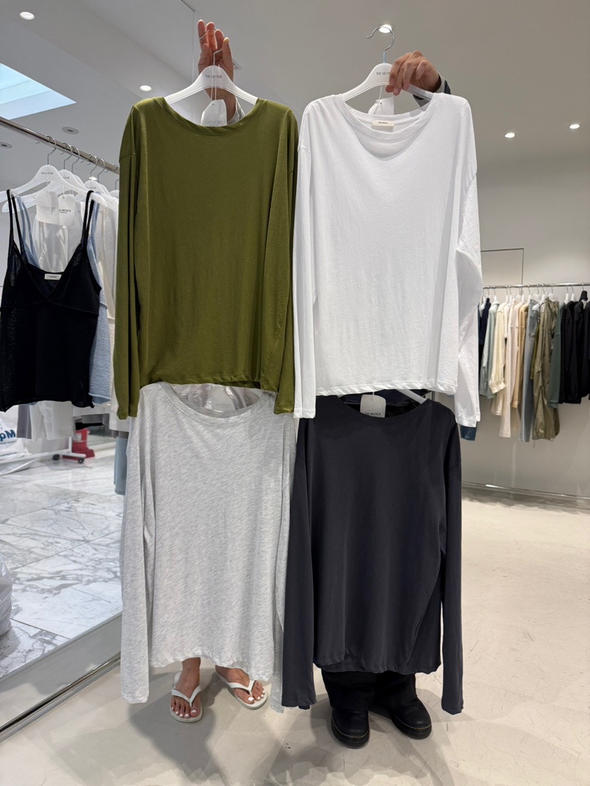 THE BRUNCH韓國東大門代購女士新款休閑26春夏26夏季長袖T恤THE BRUNCH長袖T恤