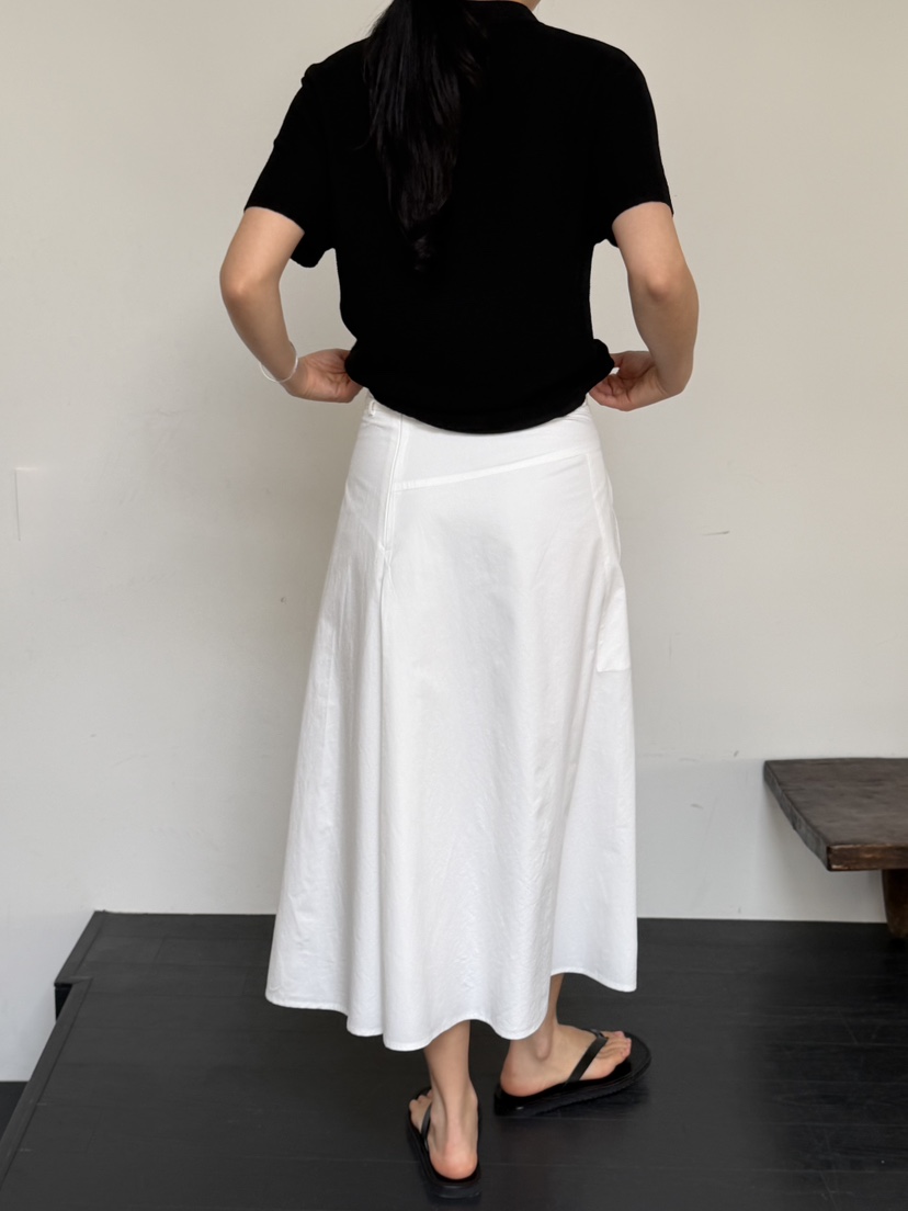 REGULARLY/PLACOR韓國東大門直郵女裝新品人氣長裙棉質腰帶REGULARLY/PLACOR長裙