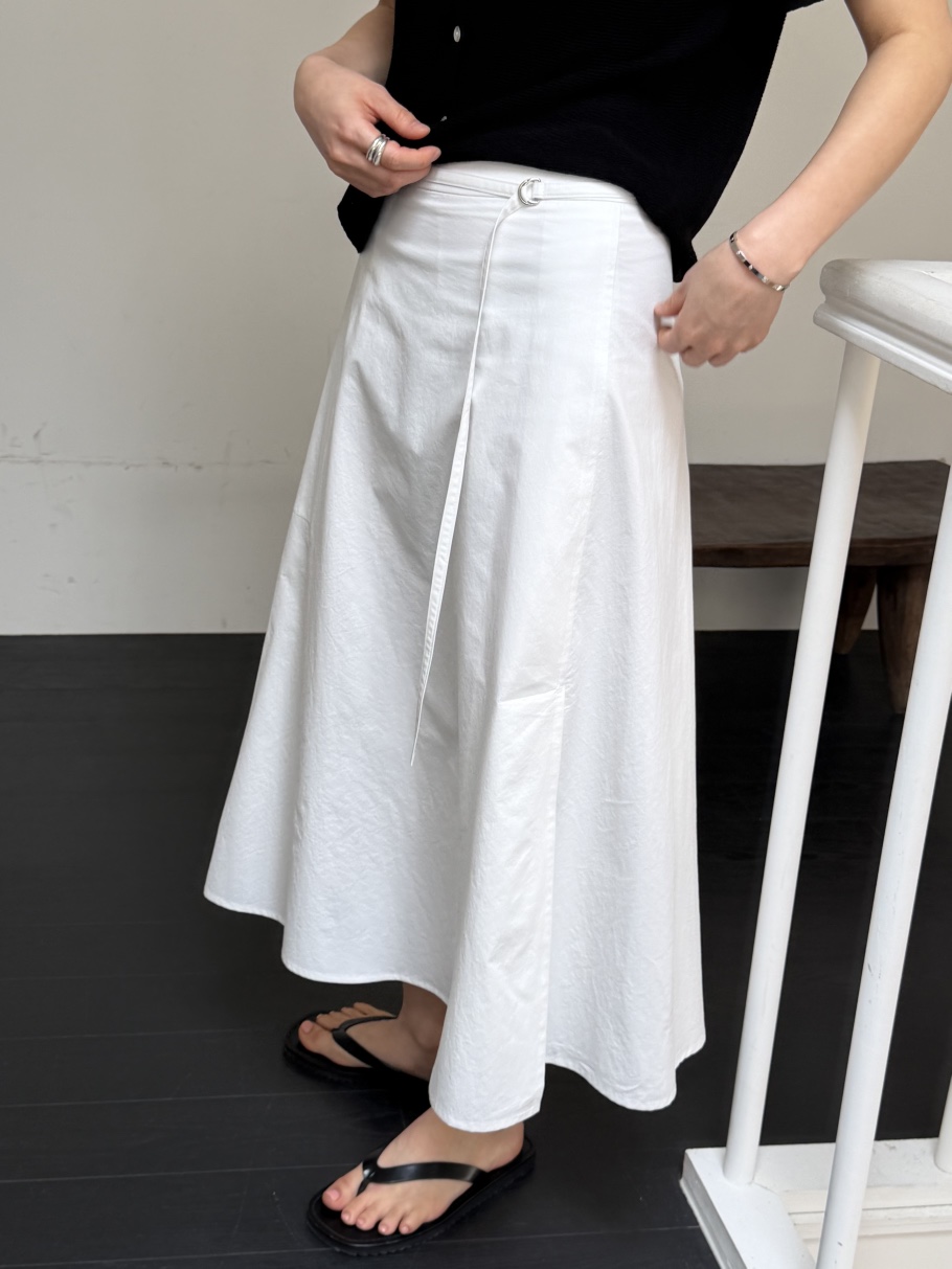 REGULARLY/PLACOR韓國東大門直郵女裝新品人氣長裙棉質腰帶REGULARLY/PLACOR長裙