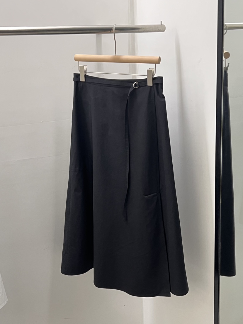 REGULARLY/PLACOR韓國東大門直郵女裝新品人氣長裙棉質腰帶REGULARLY/PLACOR長裙圖色2