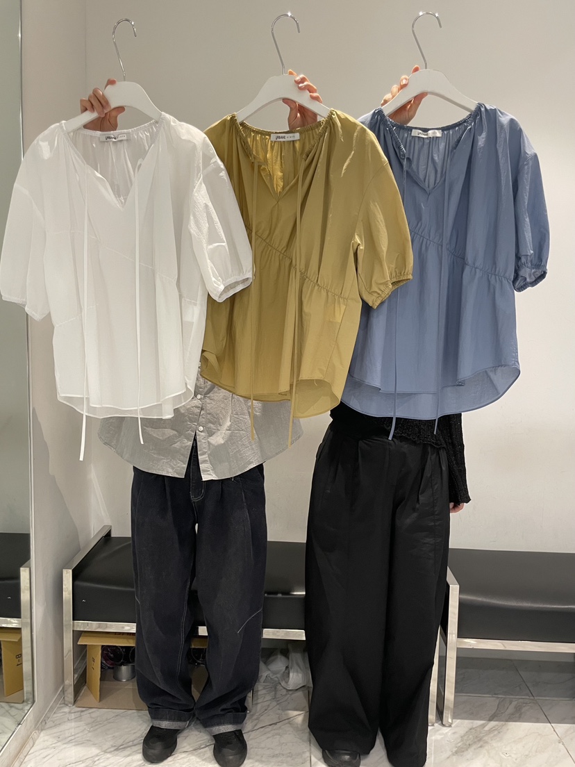 URBANE cloth韓國直郵女裝新款26夏季職業推薦襯衫蕾絲衫URBANE cloth襯衫/蕾絲衫