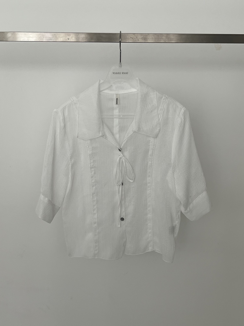 WEARABLE-L韓國東大門代購女裝新品26春夏時尚襯衫蕾絲衫LWEARABLE襯衫/蕾絲衫圖色1