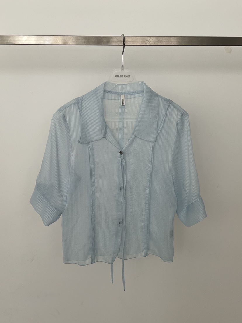 WEARABLE-L韓國東大門代購女裝新品26春夏時尚襯衫蕾絲衫LWEARABLE襯衫/蕾絲衫圖色2