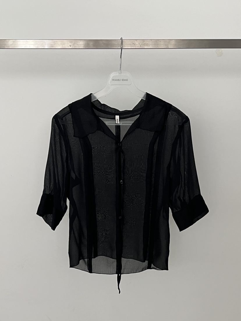 WEARABLE-L韓國東大門代購女裝新品26春夏時尚襯衫蕾絲衫LWEARABLE襯衫/蕾絲衫圖色3