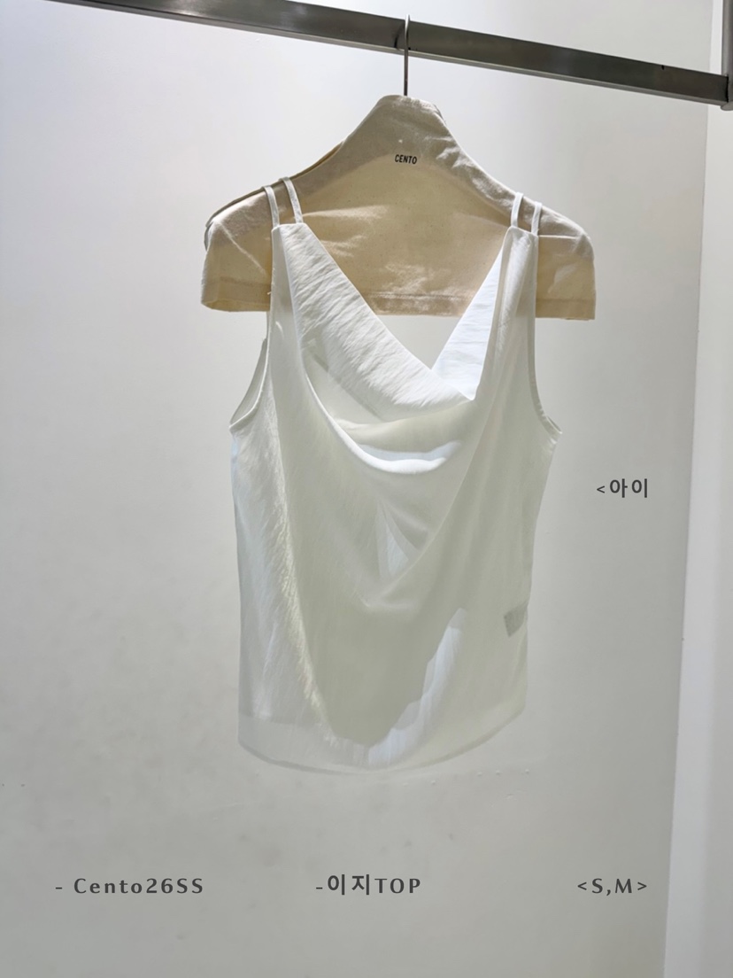 CENTO韓國代購女士新品職業26夏季人氣時尚熱賣休閑吊帶背心CENTO吊帶/背心
