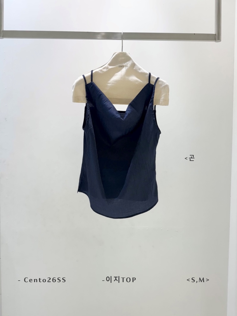 CENTO韓國代購女士新品職業26夏季人氣時尚熱賣休閑吊帶背心CENTO吊帶/背心圖色4