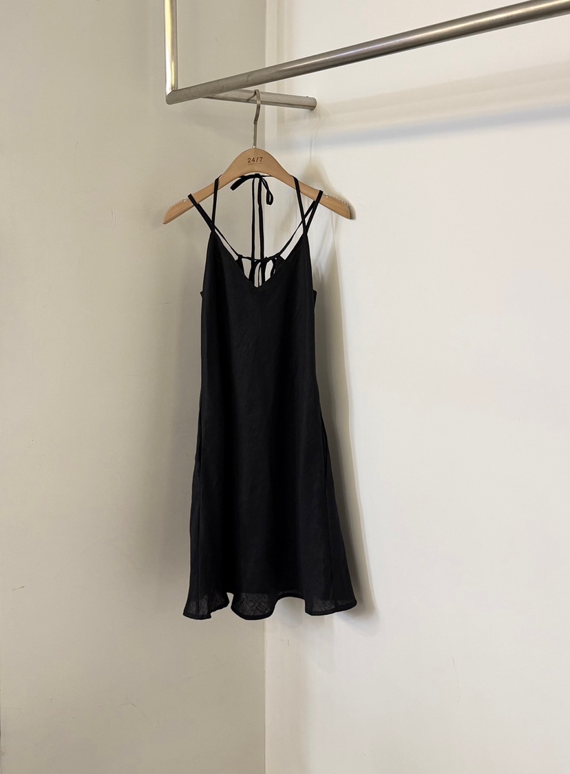 TWENTY FOUR SEVEN24-7韓國直郵實拍女士新品熱賣連衣裙亞麻無袖TEWNTY FOUR SEVEN24-7連衣裙圖色2