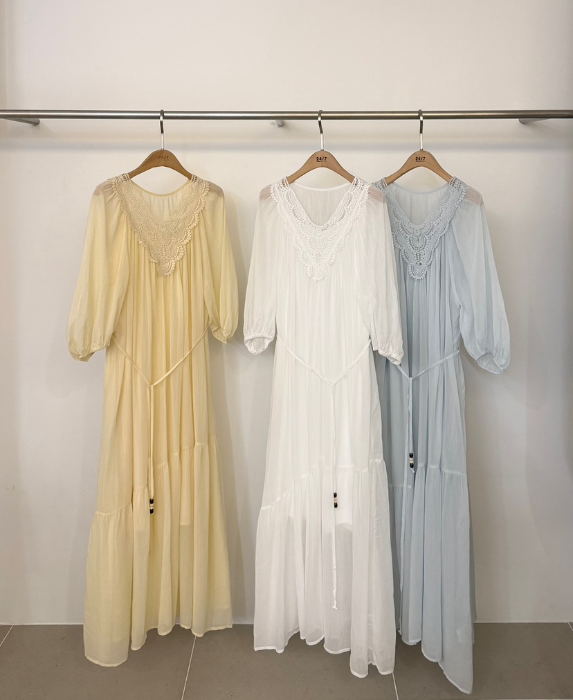 TWENTY FOUR SEVEN24-7韓國直郵實拍女士新品26春夏連衣裙TEWNTY FOUR SEVEN24-7連衣裙