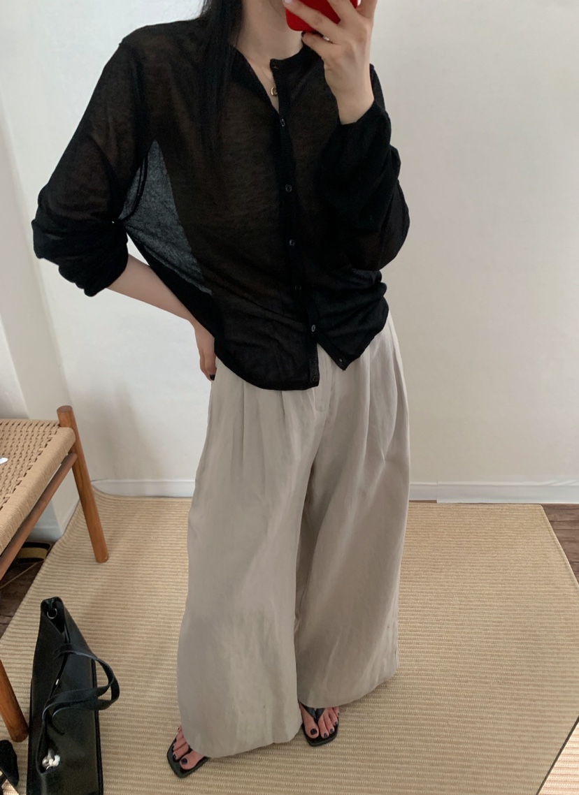 TWENTY FOUR SEVEN24-7韓國直郵實拍女士新品推薦休閑褲含腰帶褶裥TEWNTY FOUR SEVEN24-7休閑褲