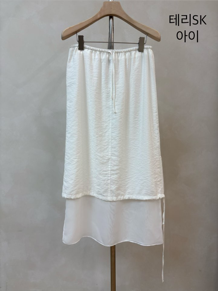 LAKE-A/KONI韓國直郵實拍女裝新品26夏季半身裙中短裙SLake Side/KONI半身裙/中短裙圖色1