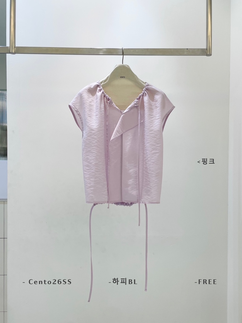 CENTO東大門實拍韓國女士新款熱賣時尚休閑26春夏襯衫蕾絲衫CENTO襯衫/蕾絲衫圖色2