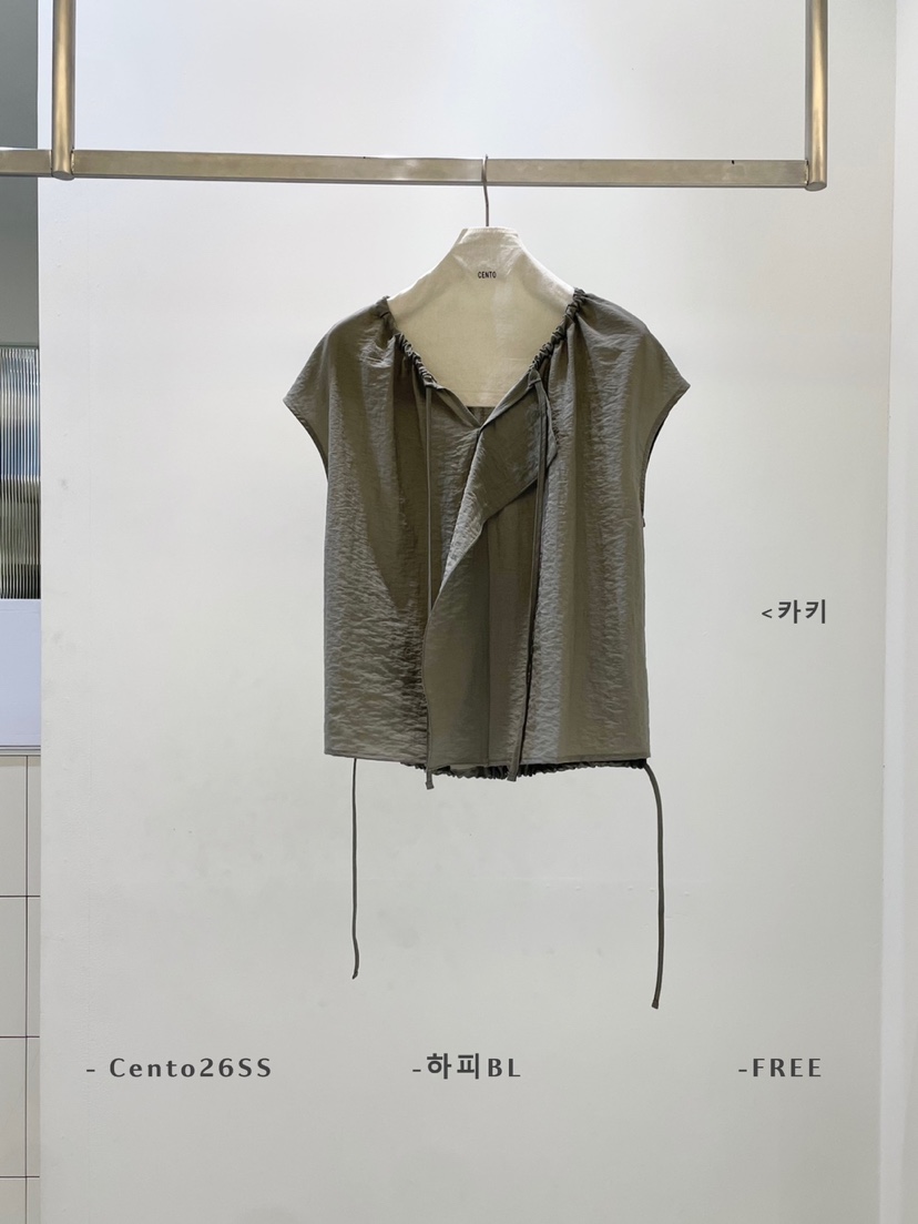 CENTO東大門實拍韓國女士新款熱賣時尚休閑26春夏襯衫蕾絲衫CENTO襯衫/蕾絲衫圖色3