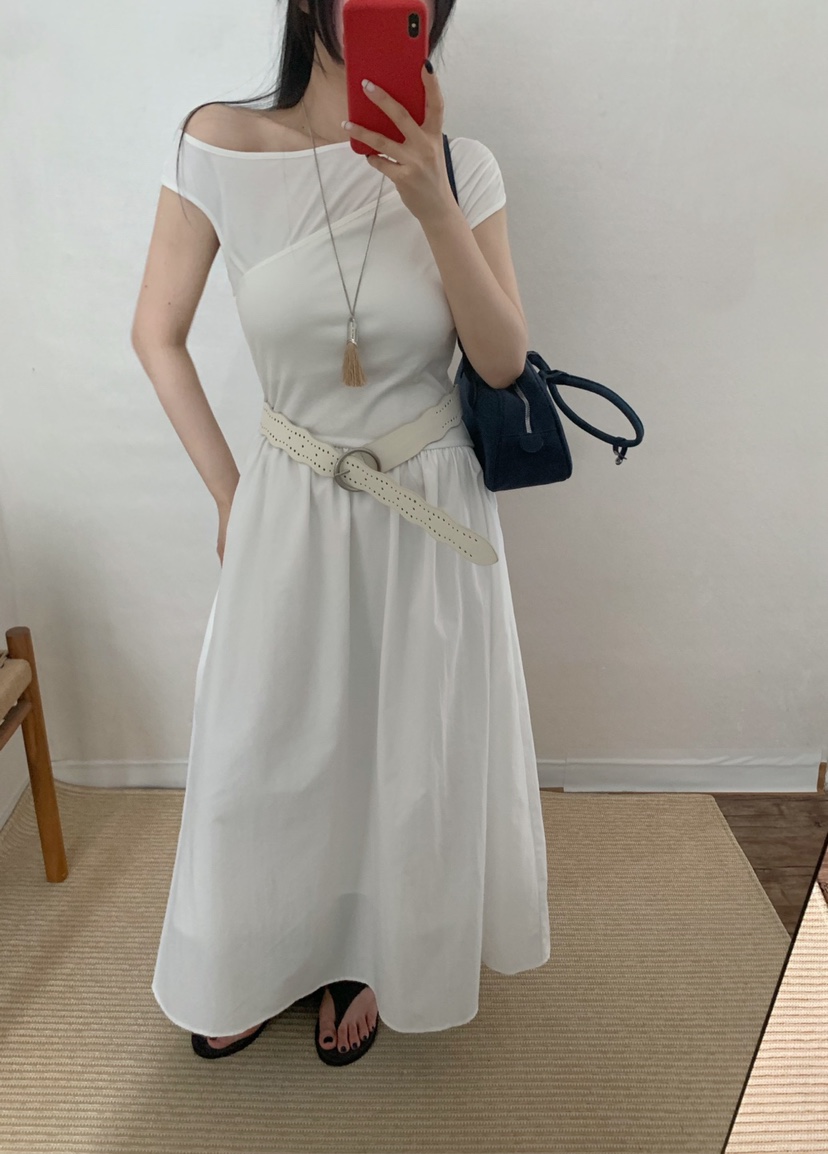 TWENTY FOUR SEVEN24-7韓國直郵女裝新品職業連衣裙含腰帶TEWNTY FOUR SEVEN24-7連衣裙