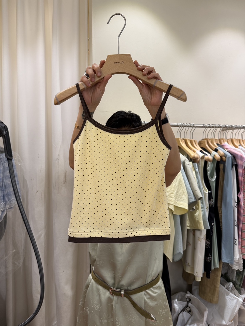 AUVERFIT韓國東大門直郵女士新品時尚休閑職業吊帶背心無袖AUVERFIT吊帶/背心圖色2