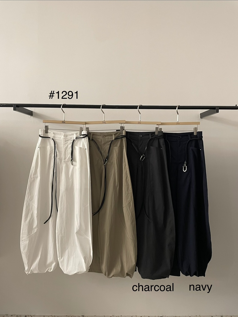 2DA/DARIMI-P韓國直郵女裝新品26春夏時尚休閑褲含腰帶2DA/DARIMI-P休閑褲
