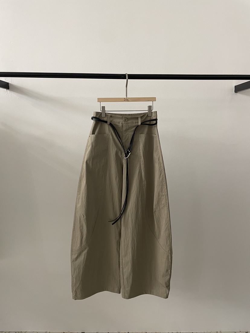 2DA/DARIMI-P韓國直郵女裝新品26春夏時尚休閑褲含腰帶2DA/DARIMI-P休閑褲圖色2