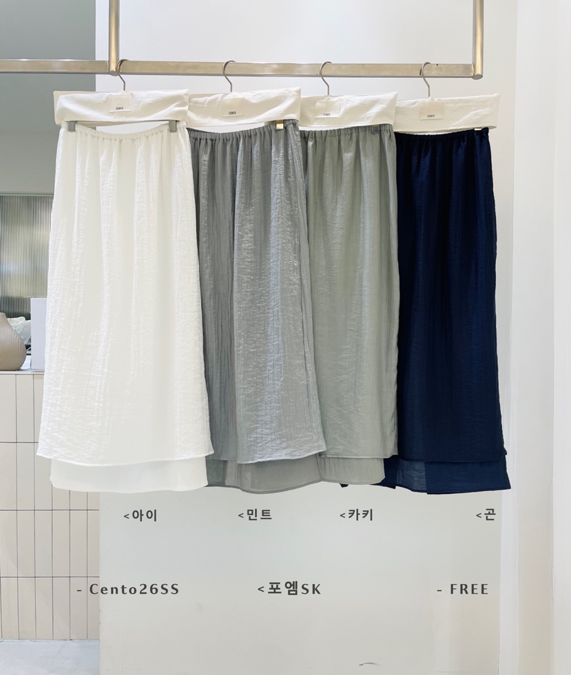 CENTO韓國東大門代購女士新品推薦職業人氣熱賣時尚休閑長裙CENTO長裙