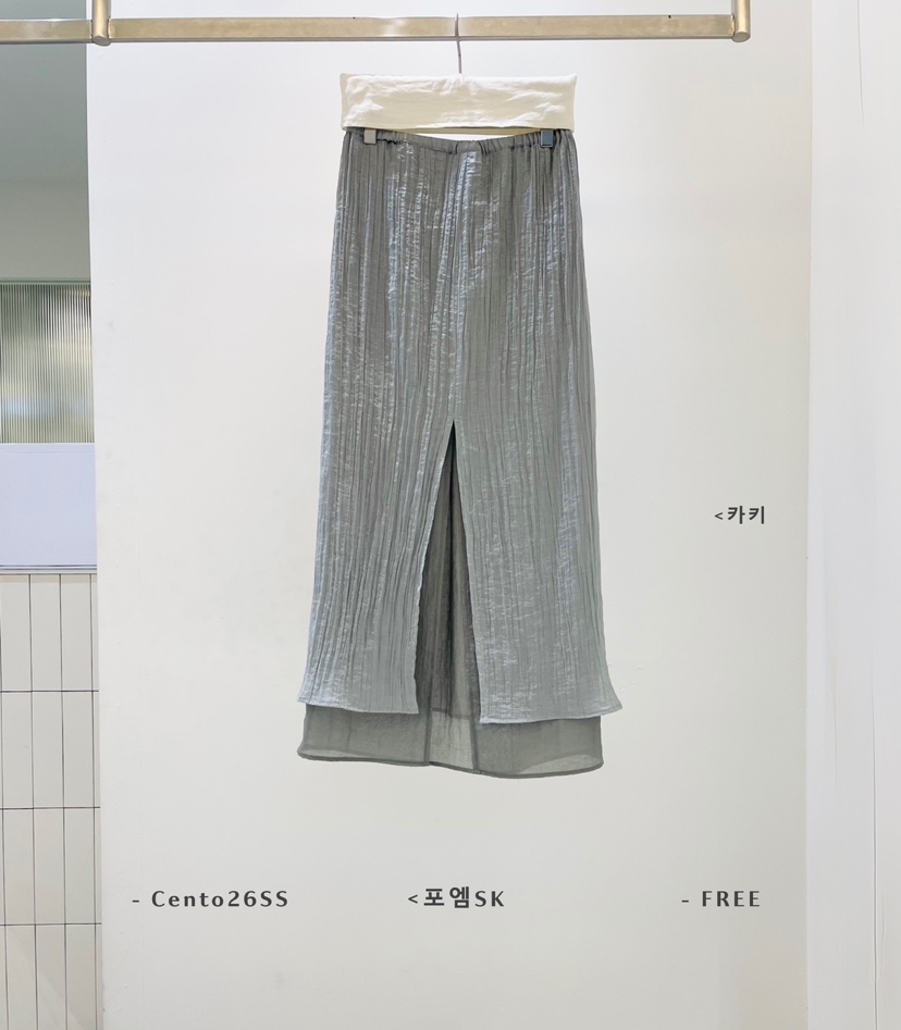 CENTO韓國東大門代購女士新品推薦職業人氣熱賣時尚休閑長裙CENTO長裙