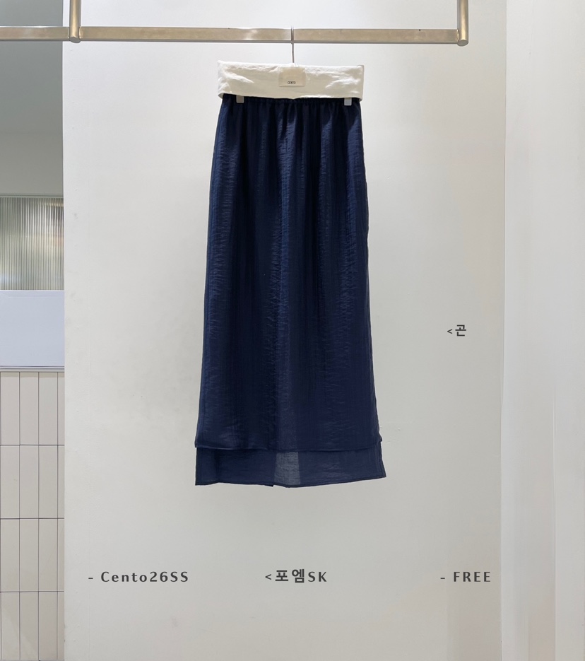 CENTO韓國東大門代購女士新品推薦職業人氣熱賣時尚休閑長裙CENTO長裙圖色4