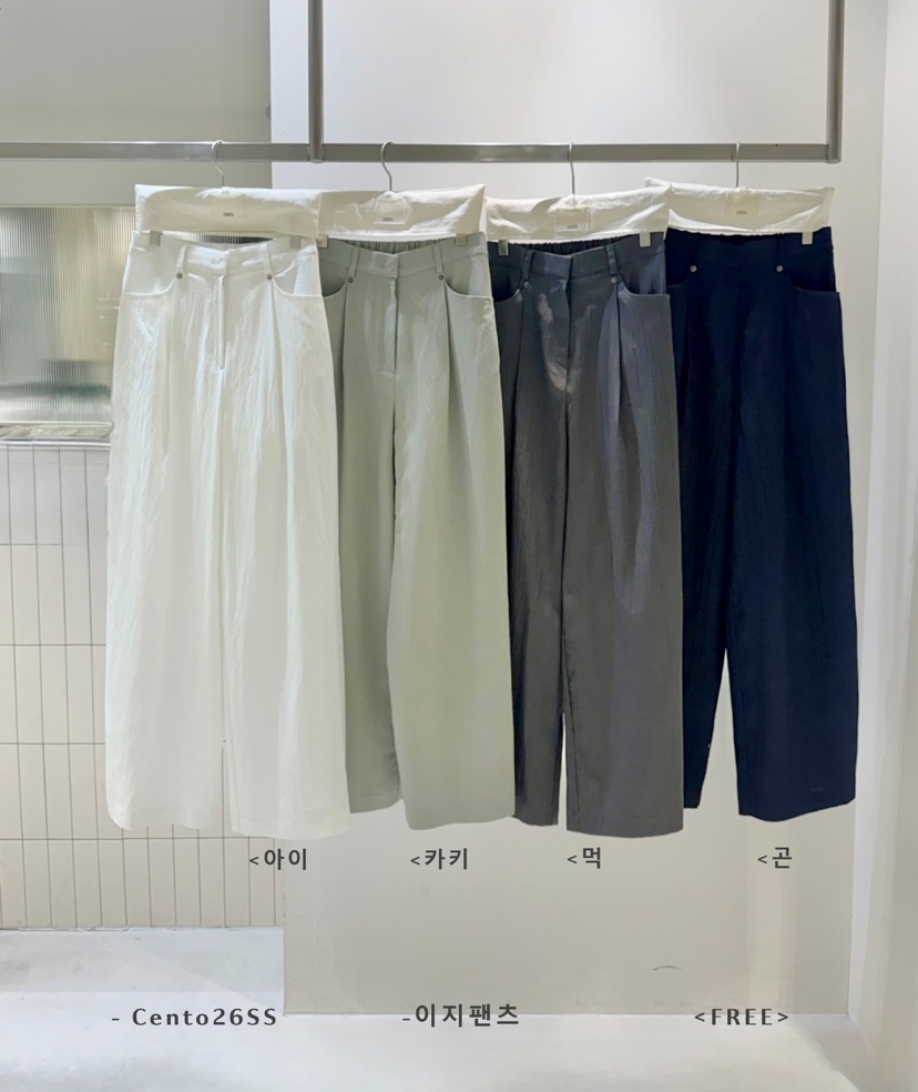 CENTO韓國直郵女裝新品職業人氣熱賣休閑時尚26夏季休閑褲CENTO休閑褲