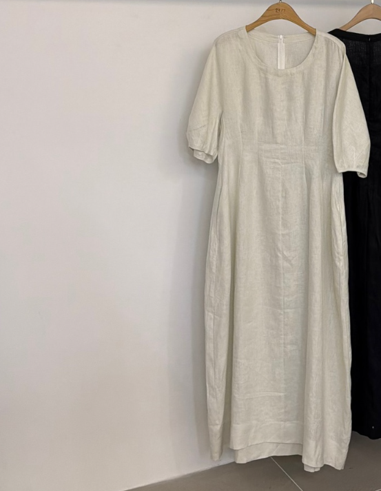 TWENTY FOUR SEVEN24-7韓國直郵實拍女士新品推薦連衣裙亞麻TEWNTY FOUR SEVEN24-7連衣裙圖色1