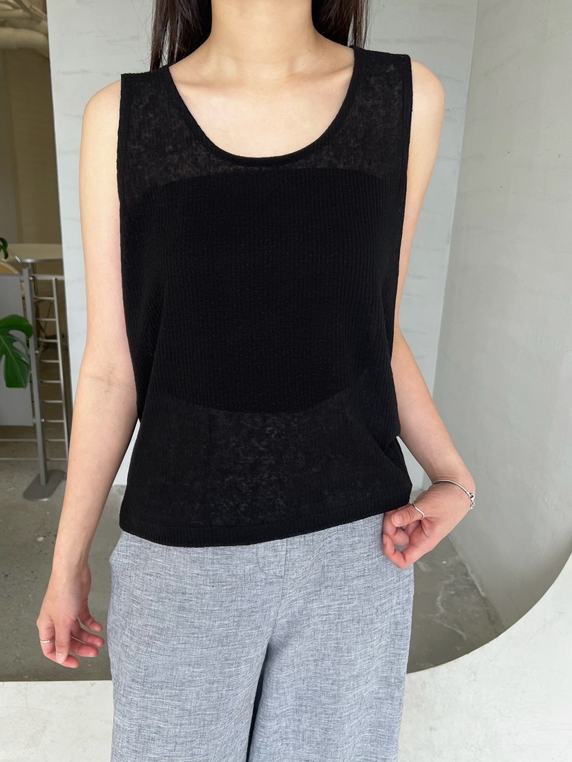 URBANE cloth韓國直郵實拍女裝新款休閑26春夏吊帶背心亞麻URBANE cloth吊帶/背心