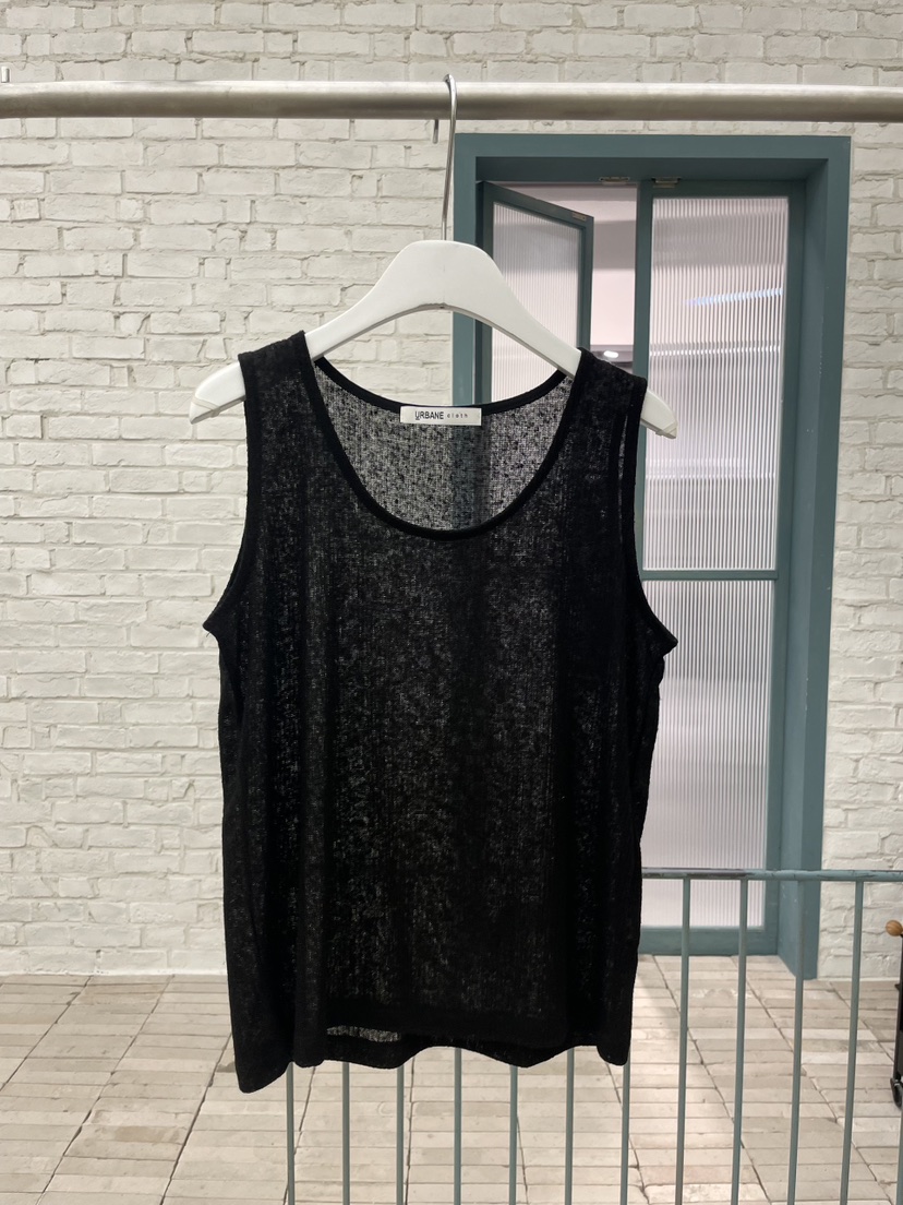 URBANE cloth韓國直郵實拍女裝新款休閑26春夏吊帶背心亞麻URBANE cloth吊帶/背心圖色4