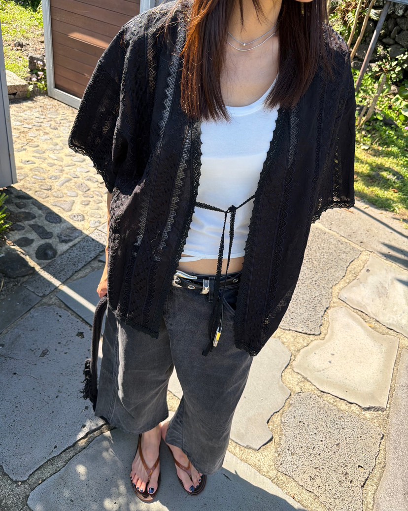 FRANC—L韓國東大門代購女裝新款人氣熱賣26夏季襯衫蕾絲衫FRANC襯衫/蕾絲衫圖色2