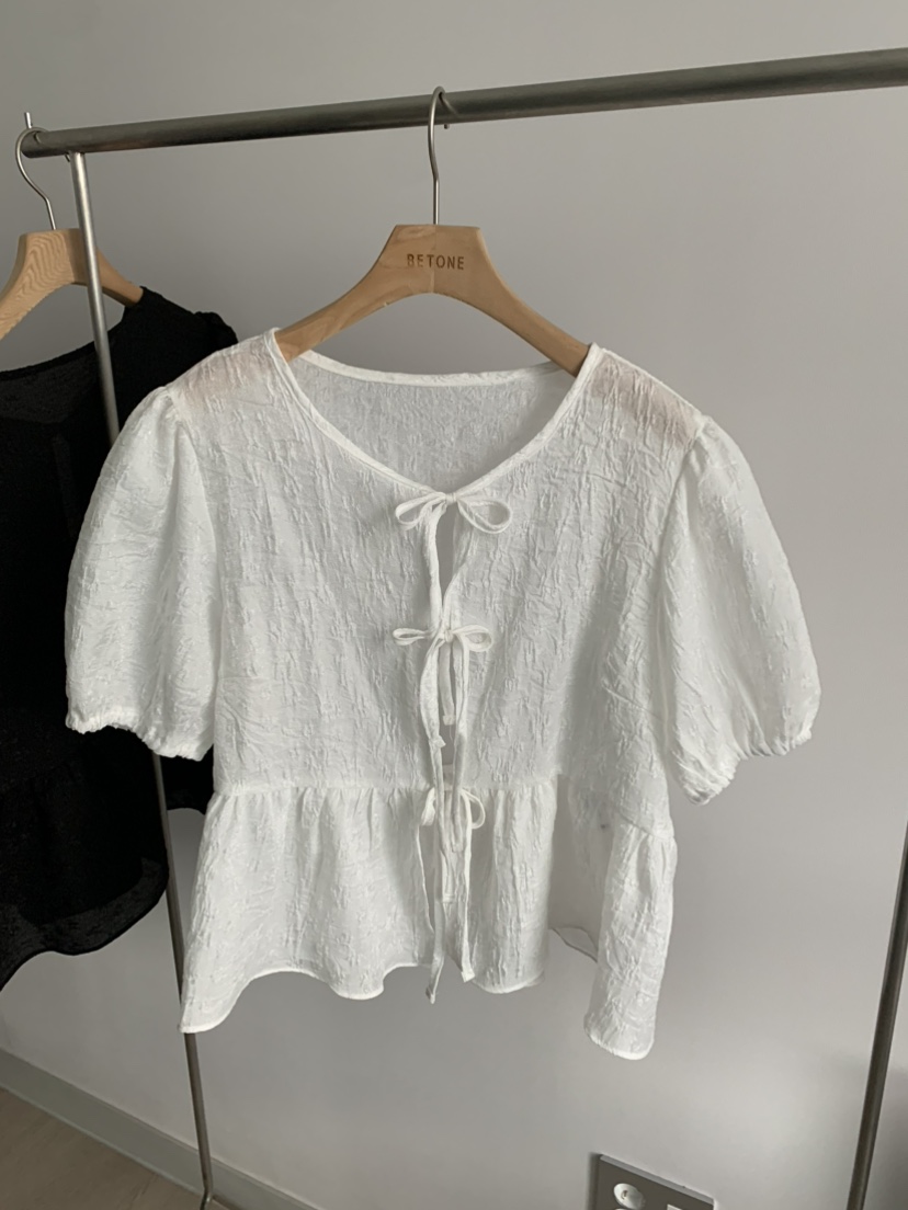 BETONE韓國東大門直郵女裝新品時尚26夏季職業襯衫蕾絲衫BETONE襯衫/蕾絲衫圖色1