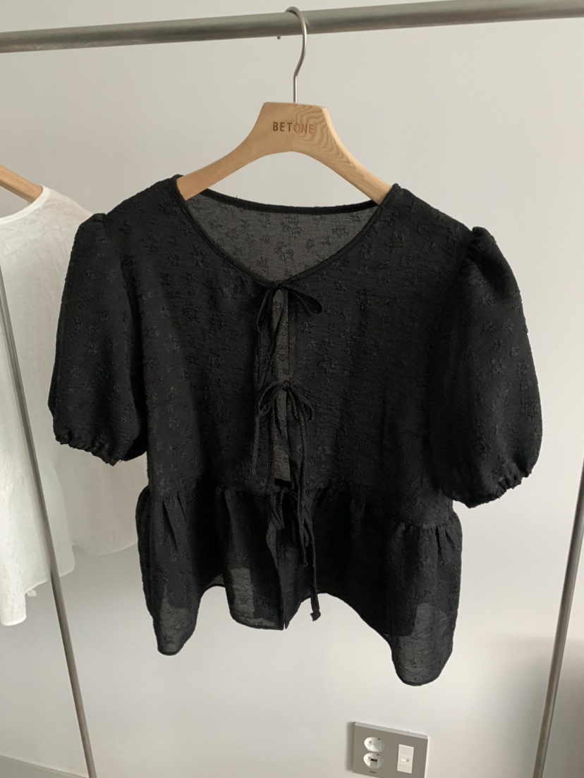 BETONE韓國東大門直郵女裝新品時尚26夏季職業襯衫蕾絲衫BETONE襯衫/蕾絲衫圖色2