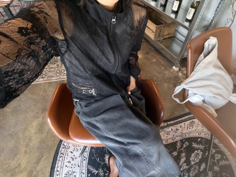 FRANC—L韓國直郵實拍女士新品26春夏休閑26夏季襯衫蕾絲衫FRANC襯衫/蕾絲衫