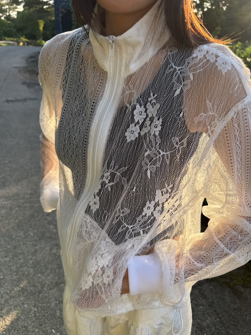 FRANC—L韓國直郵實拍女士新品26春夏休閑26夏季襯衫蕾絲衫FRANC襯衫/蕾絲衫
