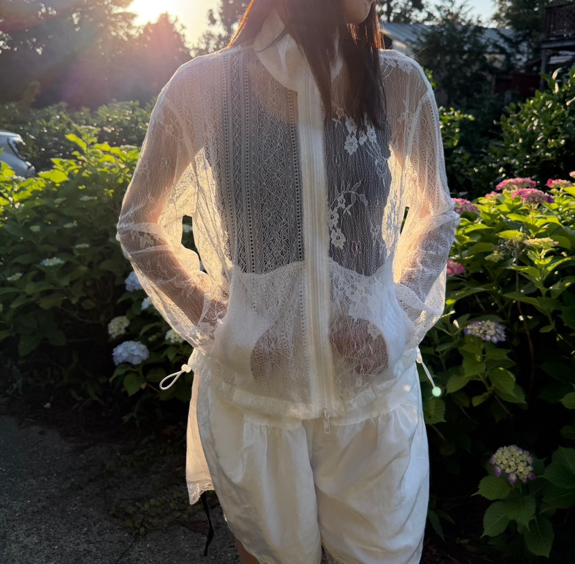 FRANC—L韓國直郵實拍女士新品26春夏休閑26夏季襯衫蕾絲衫FRANC襯衫/蕾絲衫