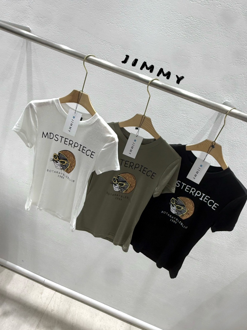 JIMMY韓國東大門直郵女士新款26夏季推薦人氣職業時尚T恤JIMMY/REMAKET恤