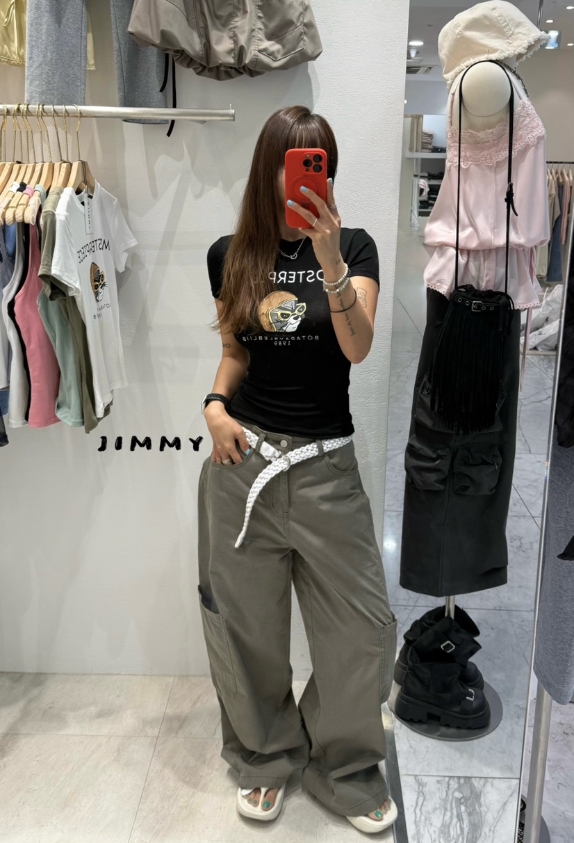 JIMMY韓國東大門直郵女士新款26夏季推薦人氣職業時尚T恤JIMMY/REMAKET恤