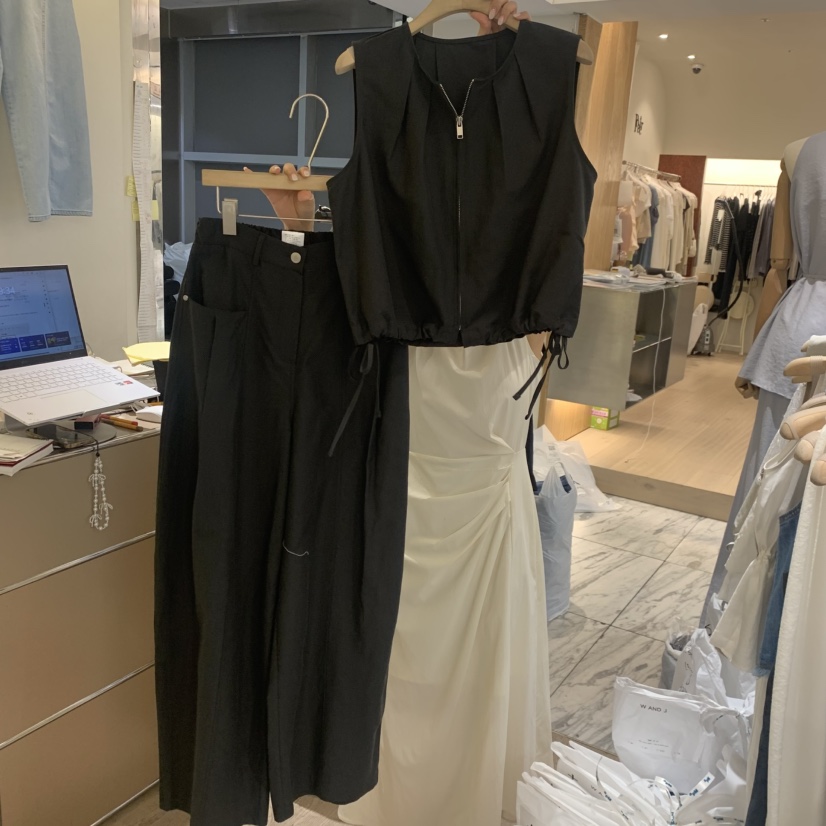 W AND J韓國東大門代購女士新品26春夏人氣職業休閑套裝W AND J套裝圖色2