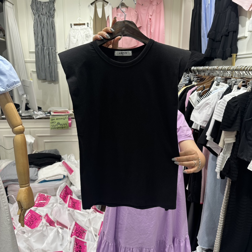 J.RITZY韓國東大門直郵女士新款熱賣休閑職業26春夏吊帶背心J.RITZY吊帶/背心圖色3